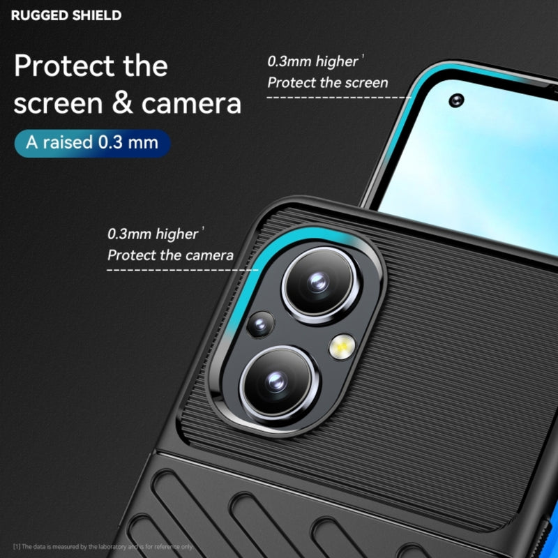 Chargez l&#39;image dans la visionneuse de la galerie, OnePlus Nord N20 - Thunder Series Twill Texture Thickened Anti-fall Protection TPU Case
