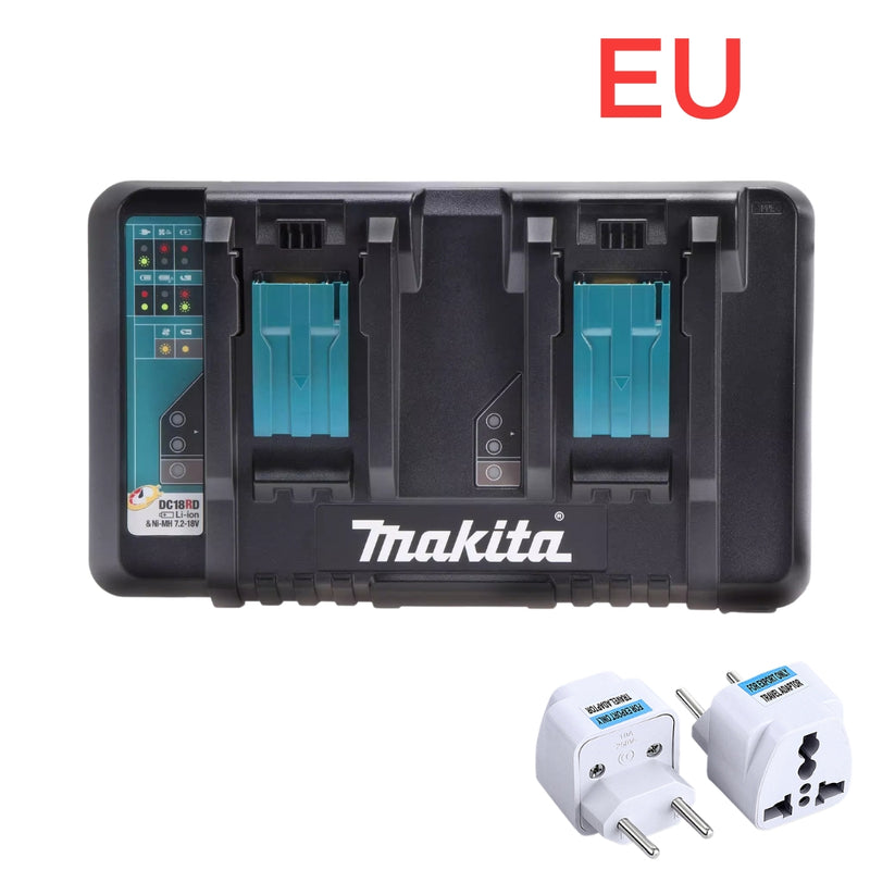 Cargue la imagen en el visor de la galería, [DC18RD][7.2V~18V-9.0A] Genuine Original Makita Fast Charger Electrical Tool Li-ion Battery - Replacement Charger - Polar Tech Australia
