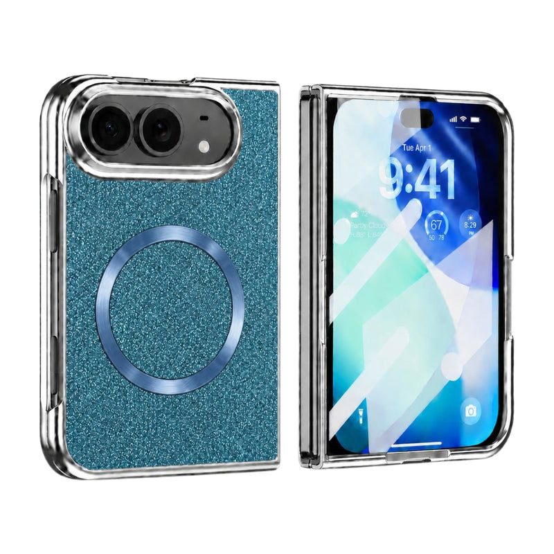 Load image into Gallery viewer, Apple iPhone Ultra / Fold - Glitter Powder Magnetic Integrated Film Phone Case
