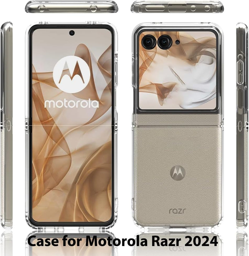 Chargez l&#39;image dans la visionneuse de la galerie, Motorola Moto Razr 2024 - AirPillow Cushion Transparent Soft Clear TPU Case - Polar Tech Australia

