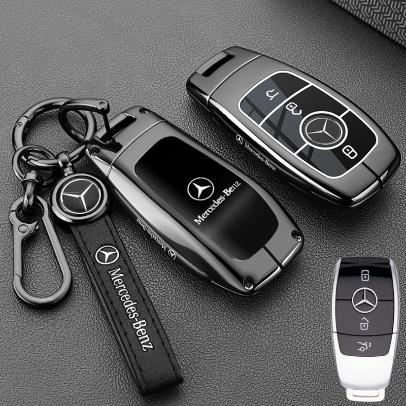 Load image into Gallery viewer, Mercedes Benz Stylish with Cool Shockproof Car Key Fob Protective Case Cover For Benz A, C, E, S, G-Class, GLA, GLB, GLC, GLE, GLS
