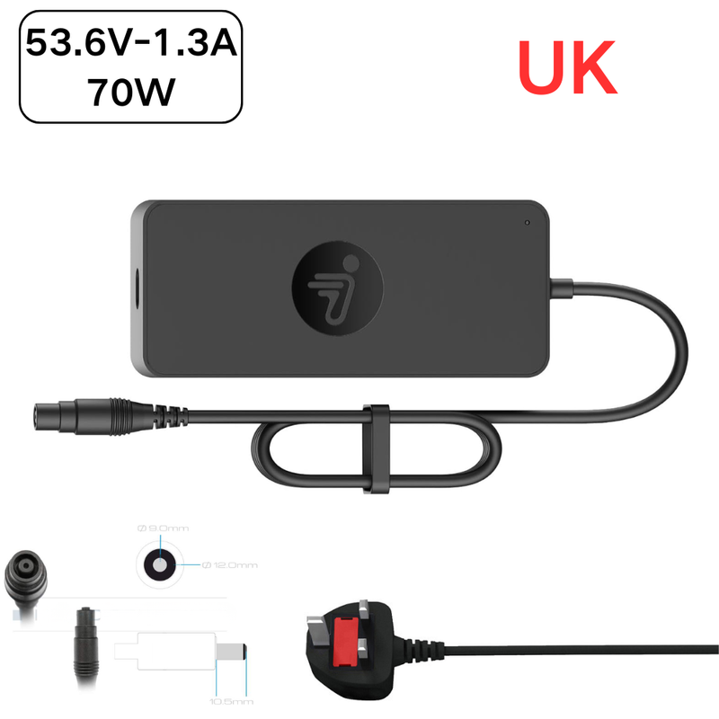 Cargue la imagen en el visor de la galería, [70W/53.6V-1.3A] Segway Ninebot Segway MAX G3 / F3 F3 Pro / GT3 / ZT3 Pro Series - eKickScooter Standard Charger
