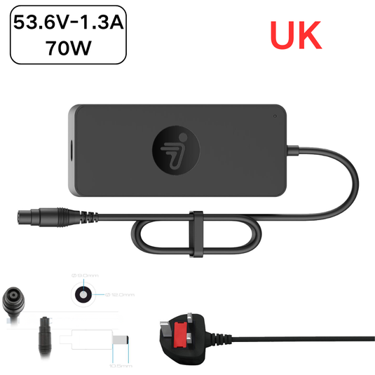 [70W/53.6V-1.3A] Segway Ninebot Segway MAX G3 / F3 F3 Pro / GT3 / ZT3 Pro Series - eKickScooter Standard Charger