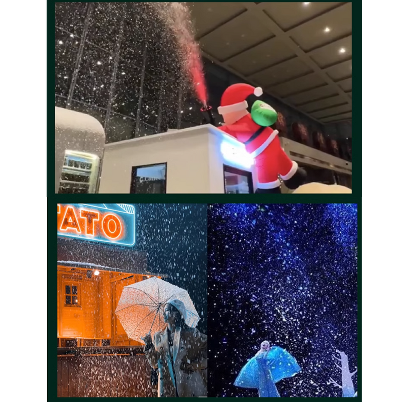 Cargue la imagen en el visor de la galería, Artificial Snow Maker Machine for Mall Christmas Displays, Scenic Spots,Photography and Outdoor Snowfall Effects - Polar Tech Australia
