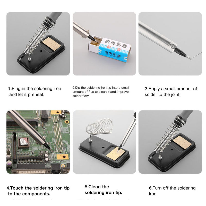 Load image into Gallery viewer, [TB-LVLIN60] [60W] Soldering Iron adjustable temperature 10 piece Set All in one - Polar Tech Australia
