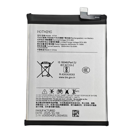 [NT04] Nothing Phone (3a) (A059) - Replacement Battery