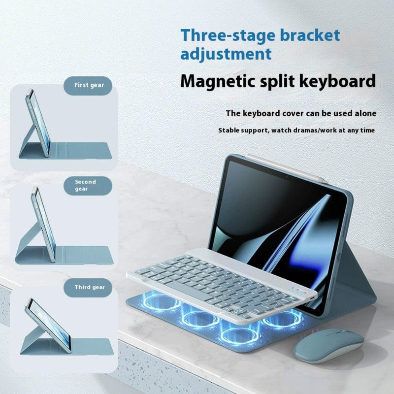 Load image into Gallery viewer, [With backlight] OPPO Pad 2 (OPD2201, X22N2) - Detachable Full Covered Bluetooth Keyboard Case - Polar Tech Australia
