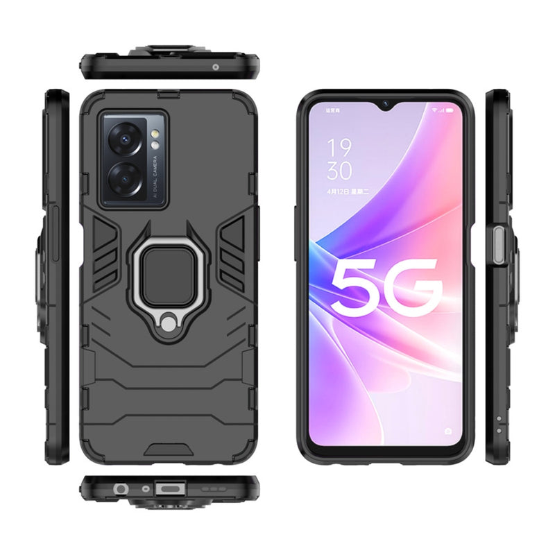 Chargez l&#39;image dans la visionneuse de la galerie, OPPO Reno7 Lite / Reno7 Z - Heavy Duty Armor Case With Ring Holder Stand - Polar Tech Australia
