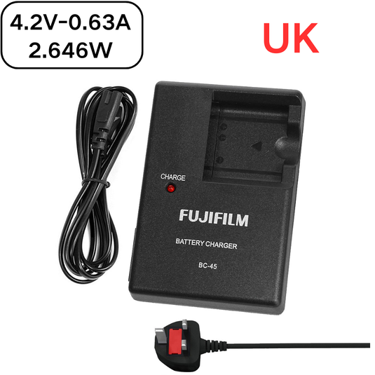 [BC-45][4.2V-0.63A] Fujifilm NP-45 NP-45A Battery / Fujifilm Z J Series - Camera Charger Power Supply Adapter