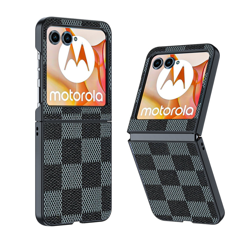 Chargez l&#39;image dans la visionneuse de la galerie, Motorola Moto Razr Plus 2024 - Elegant Leather Shock Resistant Full-Body Phone Cover - Polar Tech Australia
