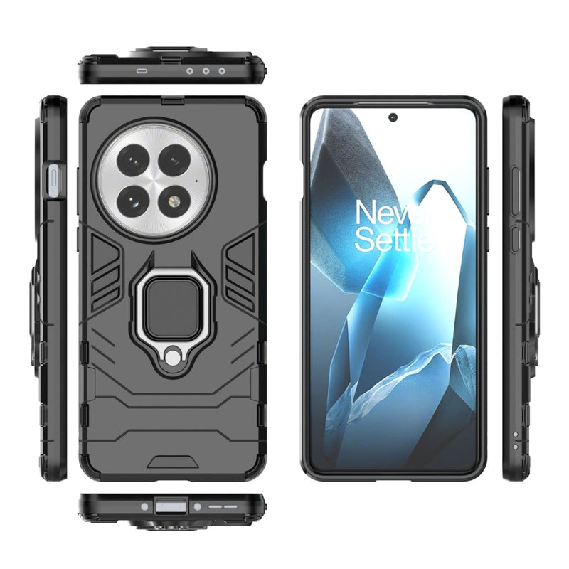 Chargez l&#39;image dans la visionneuse de la galerie, OnePlus Nord 2T - Heavy Duty Armor Case With Ring Holder Stand
