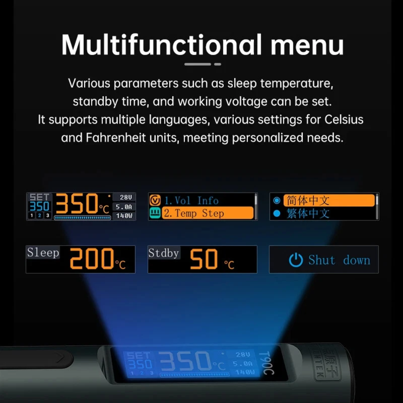 Load image into Gallery viewer, [T90] ALIENTEK T90 Smart Soldering Iron PD 140W Adjustable Temperature DC 28V 80-450℃ Repair Tool
