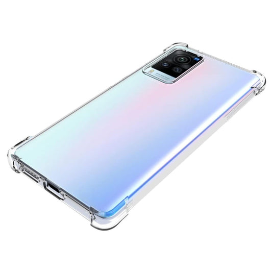 Vivo X60 Pro - AirPillow Cushion Transparent Soft Clear TPU Four Corners Protective Case - Polar Tech Australia