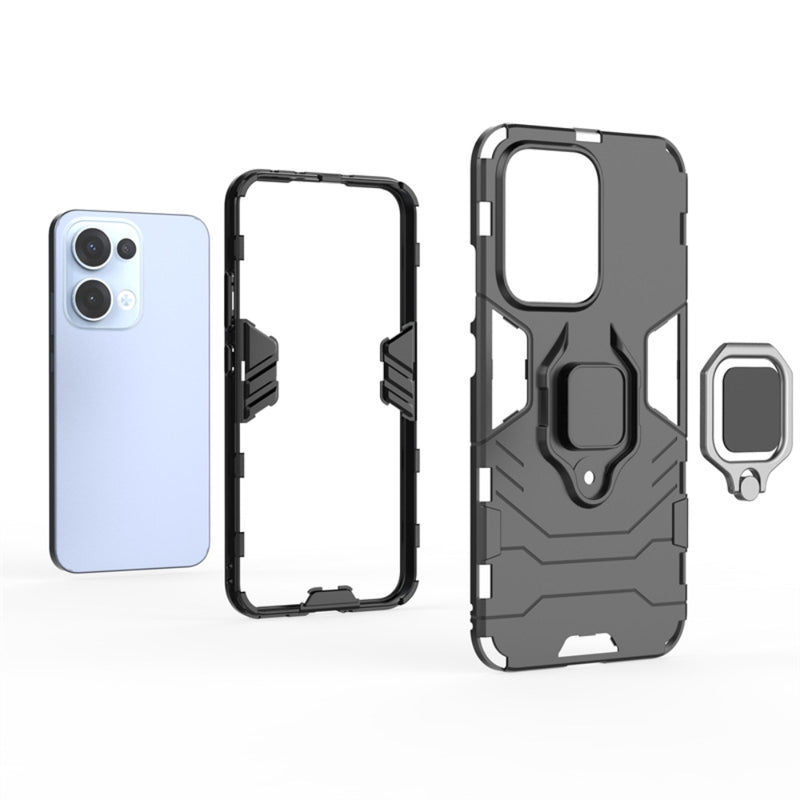 Load image into Gallery viewer, OPPO Reno13 Pro 5G (CPH2697) - Heavy Duty Armor Case With Ring Holder Stand - Polar Tech Australia
