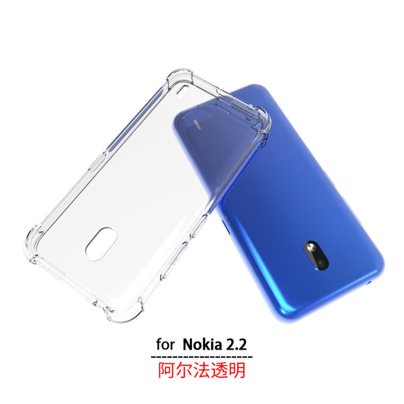 Chargez l&#39;image dans la visionneuse de la galerie, Nokia 2.2 - AirPillow Cushion Transparent Soft Clear TPU Four Corners Protective Case - Polar Tech Australia

