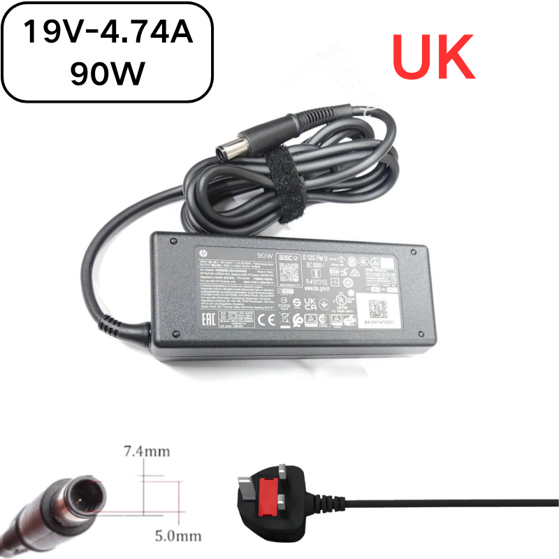 Load image into Gallery viewer, [19V-4.74A/90W][7.4x5.0] HP HP All-in-One 24 PC 24-cb / Desktop 27-cb / ProDesk 600 G6 Desktop Mini PC Series - Laptop AC Power Supply Adapter Charger
