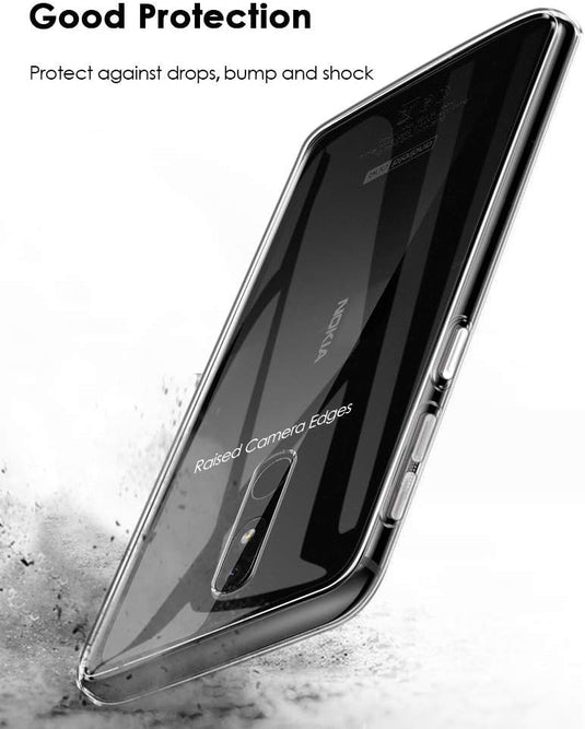 Nokia 3.2 - AirPillow Cushion Transparent Soft Clear TPU Four Corners Protective Case - Polar Tech Australia
