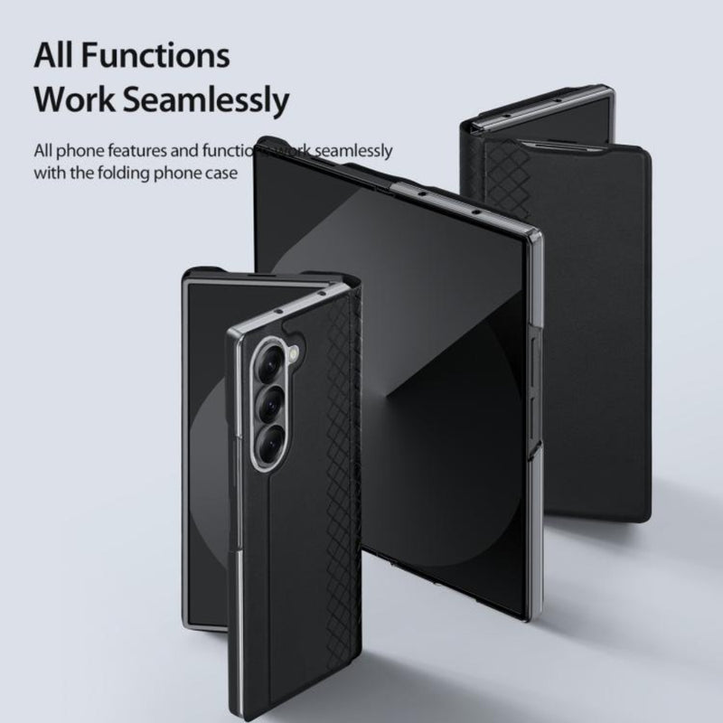 Cargue la imagen en el visor de la galería, Samsung Galaxy Z Fold7 5G - DUX DUCIS Bril Series PU + TPU Phone Case
