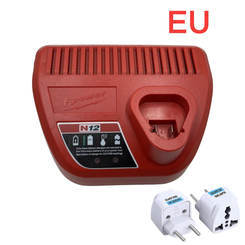 Chargez l&#39;image dans la visionneuse de la galerie, [N12][10.8V~12.0V-3.0A] Genuine Original Milwaukee Fast Charger Electrical Tool Li-ion Battery - Replacement Charger - Polar Tech Australia
