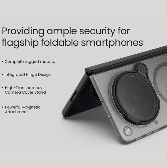 [Magsafe Compatible] OPPO Find N6 - Nillkin Frosted shield Prop Magnetic Camera protective Case - Polar Tech Australia