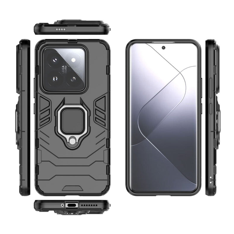 Load image into Gallery viewer, Xiaomi Poco F6 Pro - Heavy Duty Armor Case With Ring Holder Stand - Polar Tech Australia
