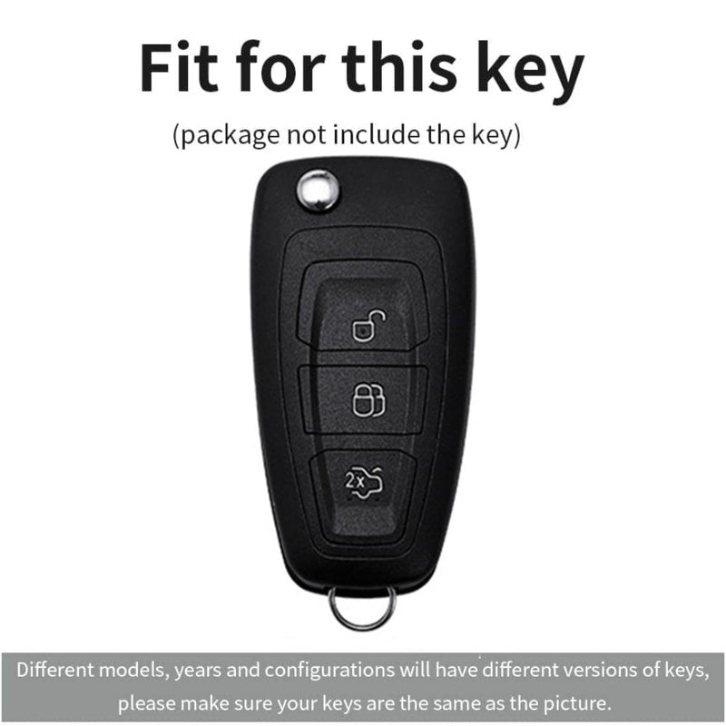 Chargez l&#39;image dans la visionneuse de la galerie, Ford Handcrafted Genuine Leather Car Key Fob Protective Case Cover For Kuga, Edge, Ranger, Mondeo, Focus
