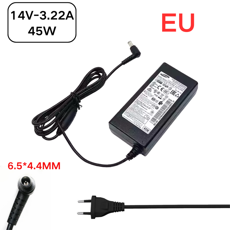 Cargue la imagen en el visor de la galería, [14V-3.22A/45W][6.5*4.4] Samsung C27F390FHC C27F591FDC C27F591FDE Series - LCD Monitor AC Power Supply Adapter Charger - Polar Tech Australia
