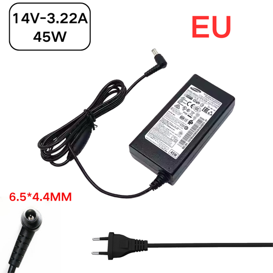 [14V-3.22A/45W][6.5*4.4] Samsung C27F390FHC C27F591FDC C27F591FDE Series - LCD Monitor AC Power Supply Adapter Charger - Polar Tech Australia