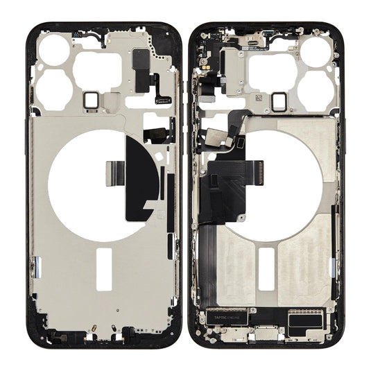 [With Built-in Parts] Apple iPhone 15 Pro Max - Middle Housing Frame (US Without SIM Tray Version)