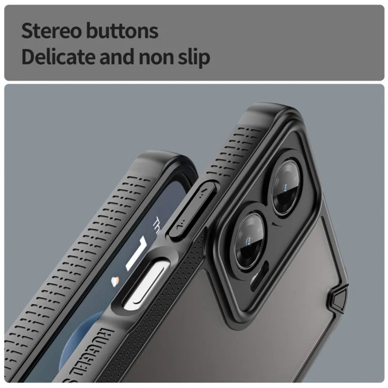 Cargue la imagen en el visor de la galería, Motorola Moto G75 - Armor Precise Hole PC Hybrid TPU Phone Case - Polar Tech Australia
