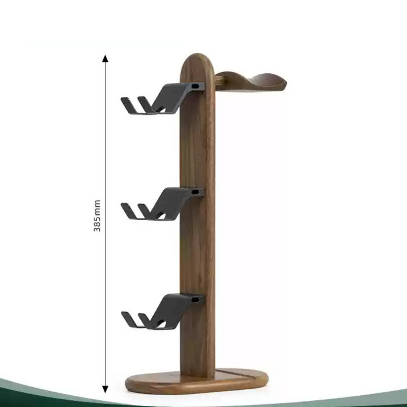 Load image into Gallery viewer, Wooden Headphone Stand, Switch Game Controller, Xbox Solid Wood Storage Rack - Polar Tech Australia
