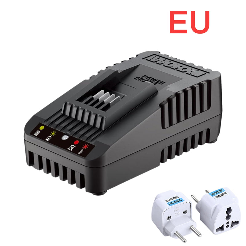 Cargue la imagen en el visor de la galería, [WA3880][20V-2.0A] Genuine Original Worx Fast Charger Electrical Tool Li-ion Battery - Replacement Charger - Polar Tech Australia
