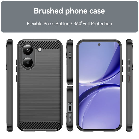 Xiaomi Poco X8 Pro Max - Carbon Fiber Brushed Texture TPU Phone Case - Polar Tech Australia