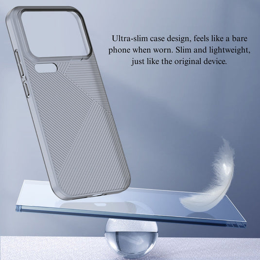 Xiaomi Mi 17 Pro - PC Geometric Stripe Skin-Feel Phone Case
