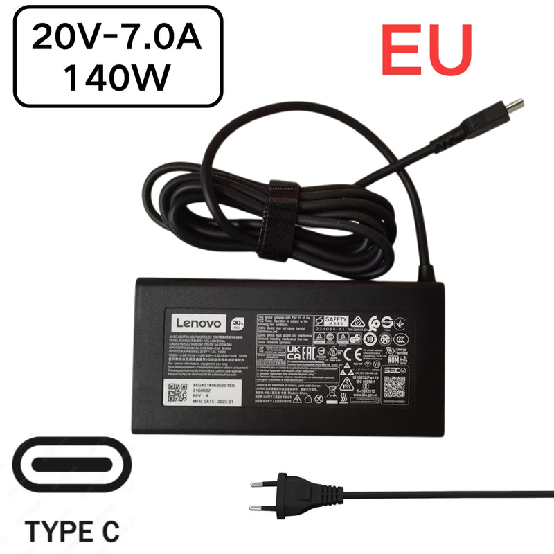 Load image into Gallery viewer, [20V-7.0A/140W][Type C] Lenovo IdeaPad Pro 5 Lenovo Slim Pro 7 Laptop AC Power Supply Adapter Charger - Polar Tech Australia
