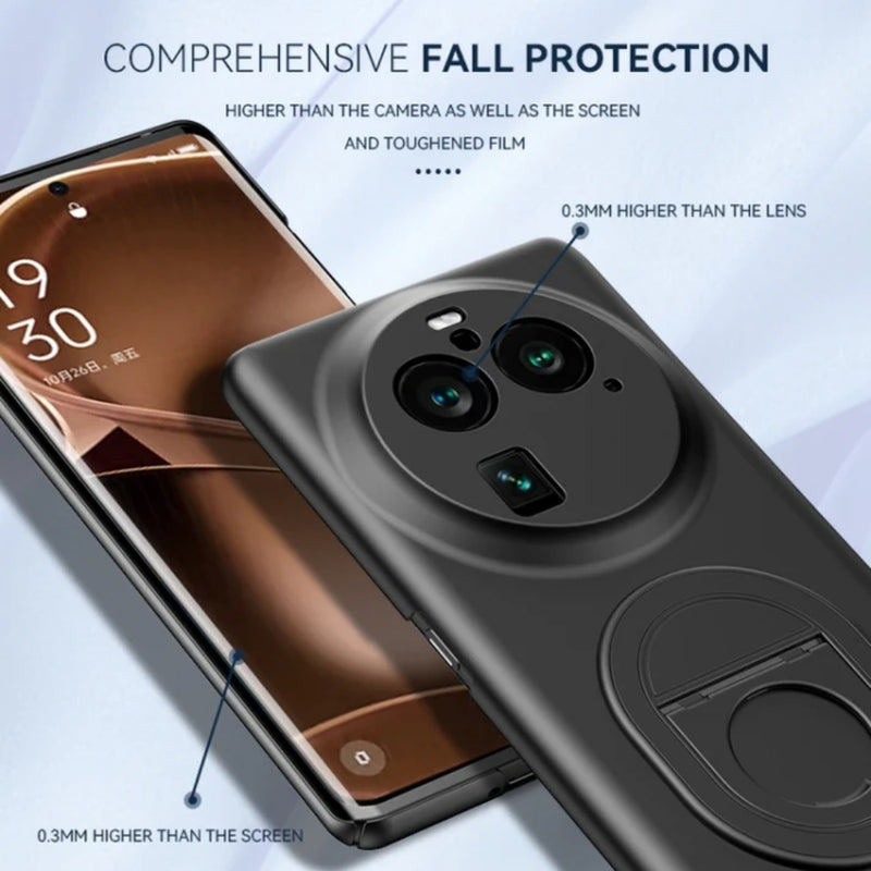 Cargue la imagen en el visor de la galería, [Magsafe Compatible] OPPO Find X6/Pro - Hidden Fold Holder Magnetic Full Coverage Shockproof Phone Case - Polar Tech Australia
