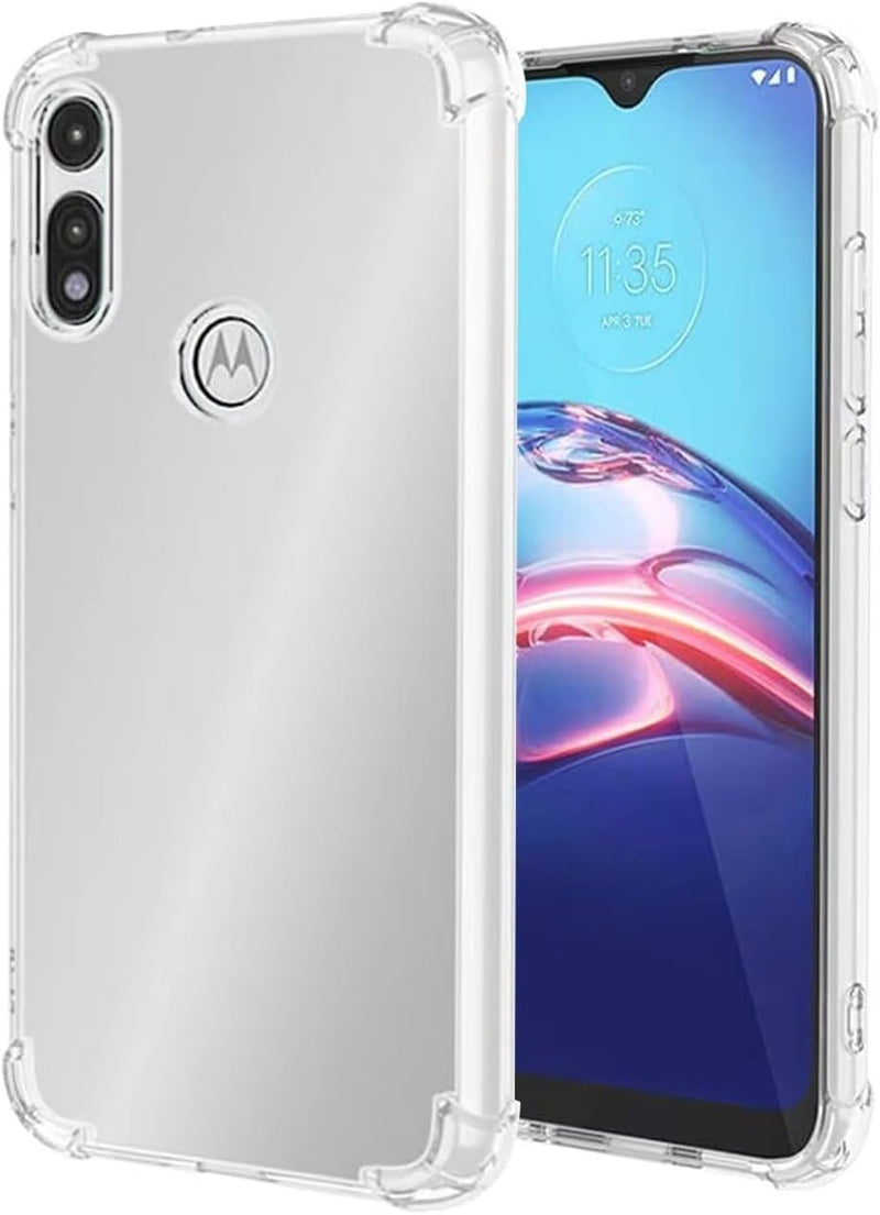 Chargez l&#39;image dans la visionneuse de la galerie, Motorola Moto E 2020 - AirPillow Cushion Transparent Soft Clear TPU Four Corners Protective Case - Polar Tech Australia
