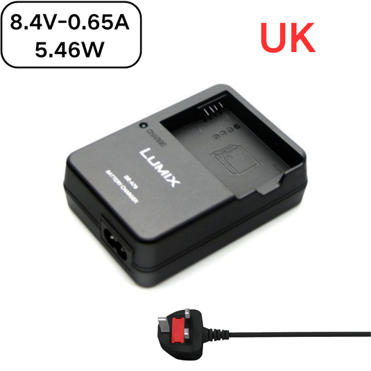 [DE-A79A][8.4V-0.65A] Panasonic LUMIX DMW-BLC12 Battery / DMC-GH2 GH2GK G5 G6 G7 FZ200 FZ300 FZ10 Series - Camera Charger Power Supply Adapter - Polar Tech Australia