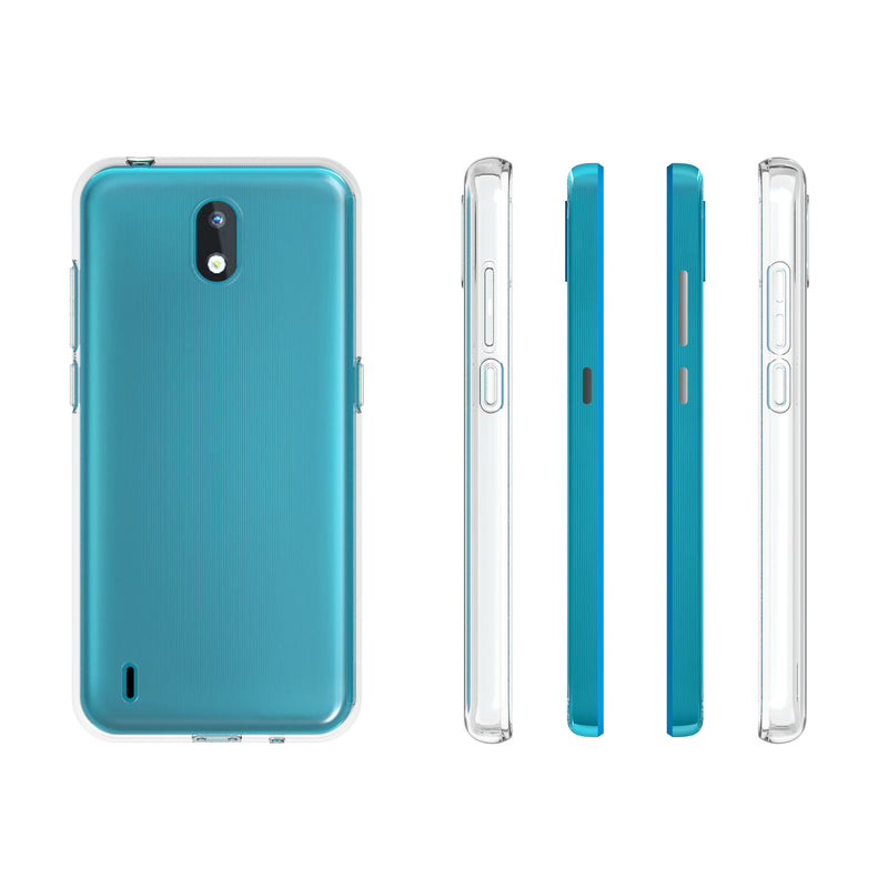 Chargez l&#39;image dans la visionneuse de la galerie, Nokia 1.3 - AirPillow Cushion Transparent Soft Clear TPU Four Corners Protective Case - Polar Tech Australia
