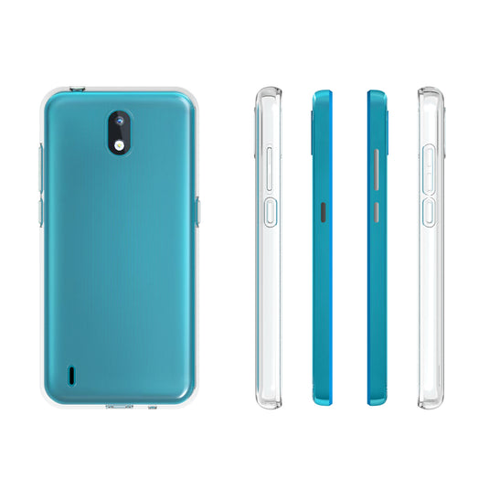 Nokia 1.3 - AirPillow Cushion Transparent Soft Clear TPU Four Corners Protective Case - Polar Tech Australia