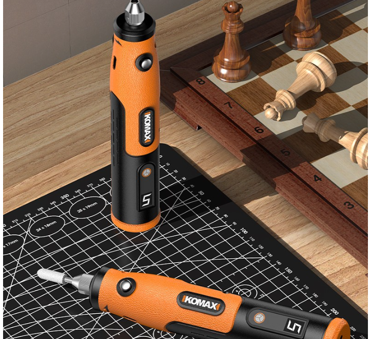 Cargue la imagen en el visor de la galería, [Battery Powered][33 in 1] Komax 12V 5-Speed Touch Screen Portable Type-C Chargeable Powerful Multifunction Polishing Pen Grinding Grinder Hand DIY Tool - Polar Tech Australia
