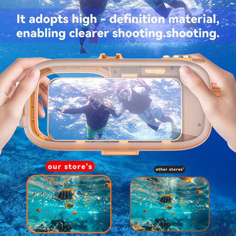 Cargue la imagen en el visor de la galería, [With Bluetooth Version][Diving IPX8 15M/49FT Waterproof] Universal OPPO - Redpepper Underwater Protective Mobile Phone Case
