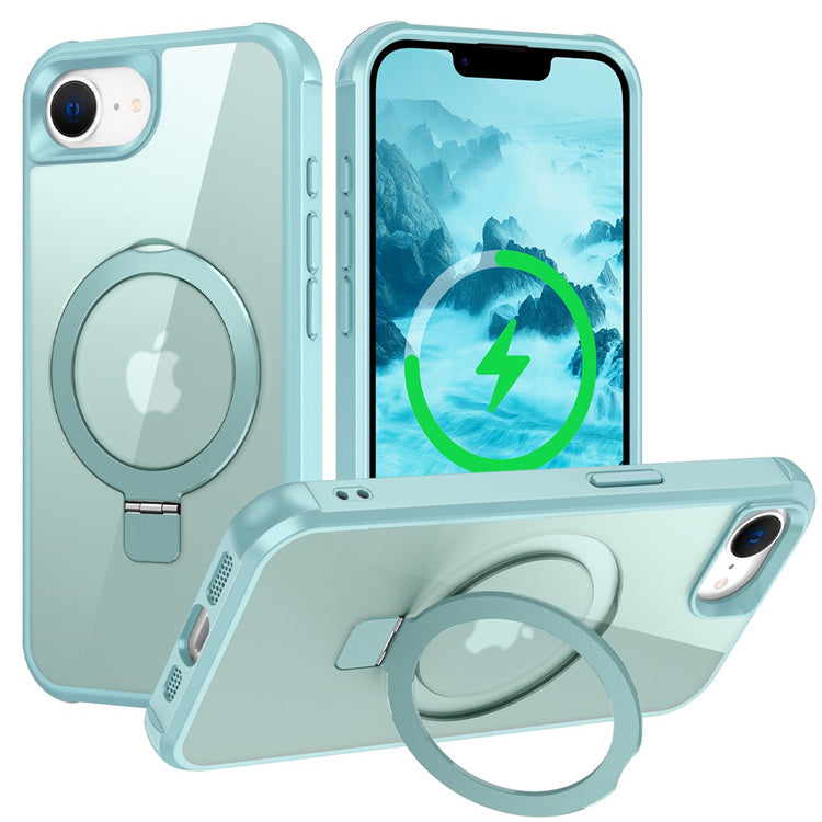 Cargue la imagen en el visor de la galería, [Magsafe Compatible][360° Rotating Stand] Apple iPhone 16e Full-coverage Shockproof Essentials Series Case - Polar Tech Australia
