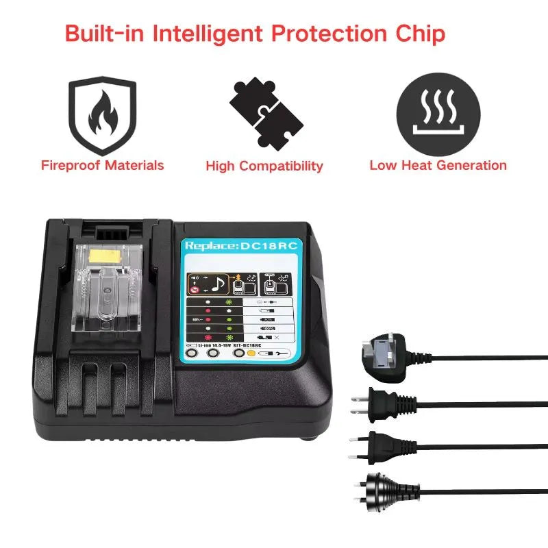 Chargez l&#39;image dans la visionneuse de la galerie, Replacement Charger For Makita 14V-18V Electrical Tool Li-ion Battery - Polar Tech Australia
