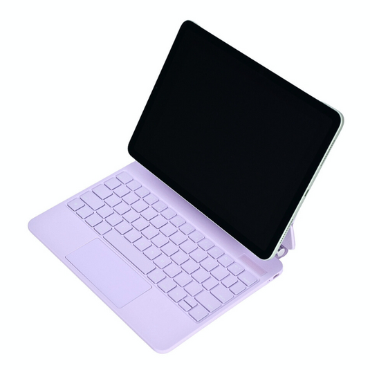 Magic Magnetic Floating Trackpad Wireless 7 Multi-Color Backlit Keyboard Case for Apple iPad 10.9” & 11“ 10/11th Gen (2022/2025)