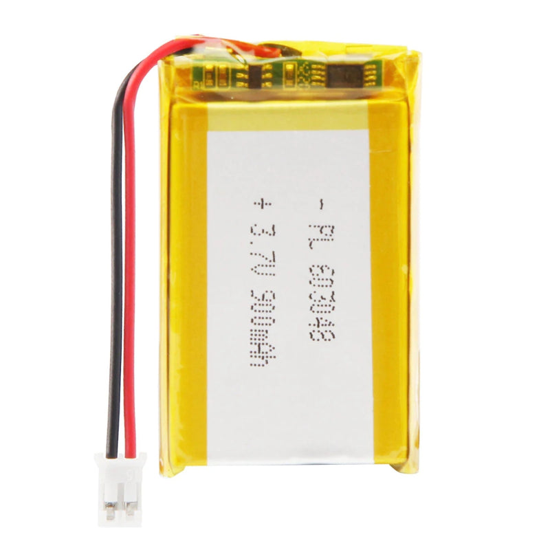 Cargue la imagen en el visor de la galería, [PH2.0-JST Connector][603048] Universal 900mAh 3.7V Rechargeable Li-Ion Lithium Polymer Battery - Polar Tech Australia
