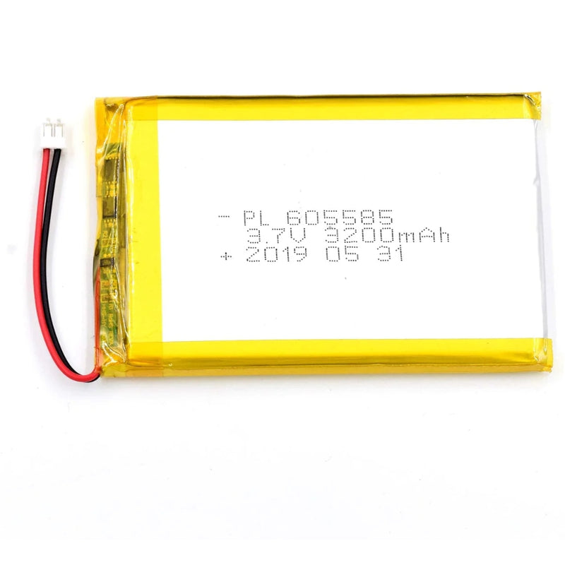 Cargue la imagen en el visor de la galería, [PH2.0-JST Connector][605585] Universal 3200mAh 3.7V Rechargeable Li-Ion Lithium Polymer Battery - Polar Tech Australia
