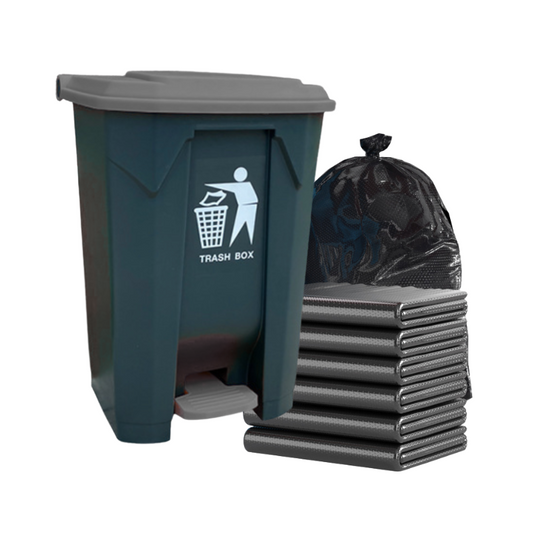[30L/50L] 50Pcs Heavy Duty Thick Rubbish Bin Bag
