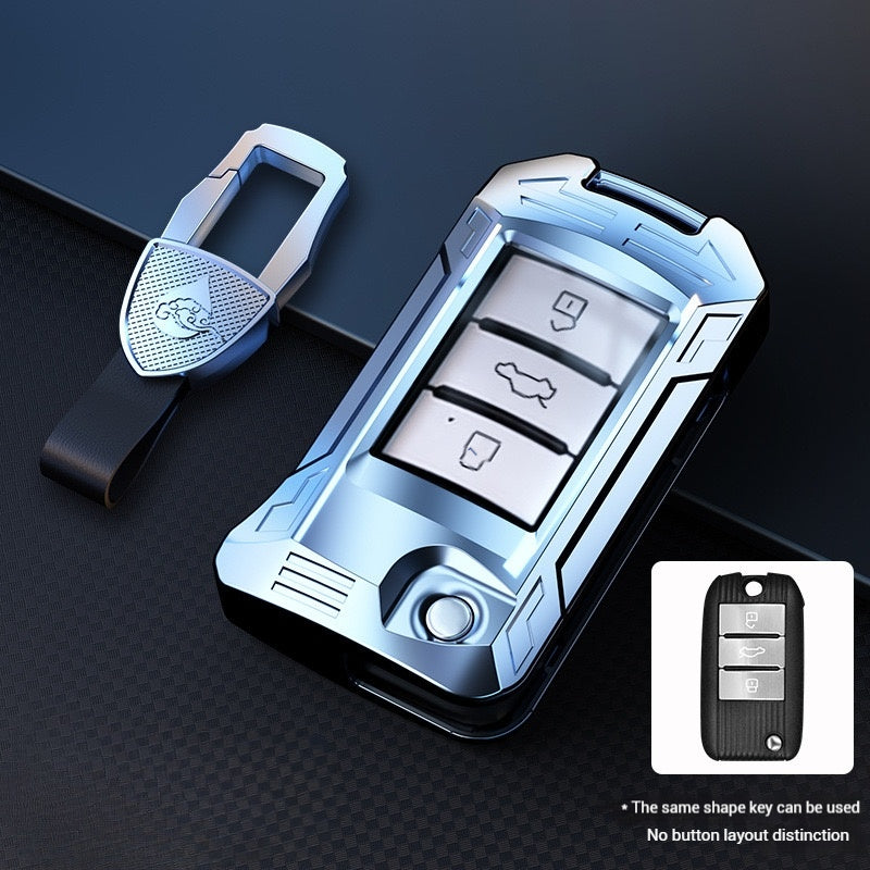 Chargez l&#39;image dans la visionneuse de la galerie, Roewe Mecha Series Zinc Alloy Car Key Fob Case Cover For  RX3, RX5, RX5 Plus, RX5 Max, ERX5, D7, iMAX8, i6, Ei6
