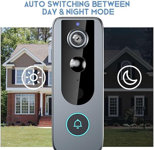 Load image into Gallery viewer, [Tuya Smart Home][With Chime] Tuya HD IP66 Wireless Remote Home Video Voice Intercom WIFI Doorbell - Polar Tech Australia
